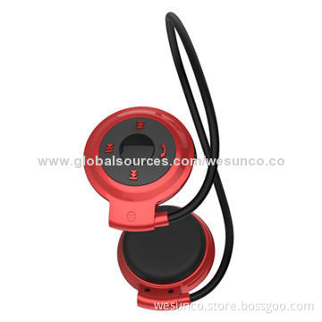 Full frequency response GYM sports Bluetooth stereo headset for rock music with good neckband